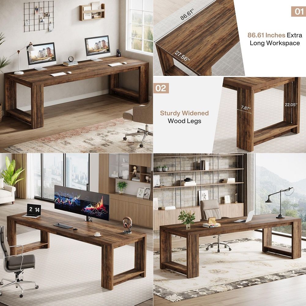 Desk Setup L Shaped - 55 Inch L Shaped Standing Desk