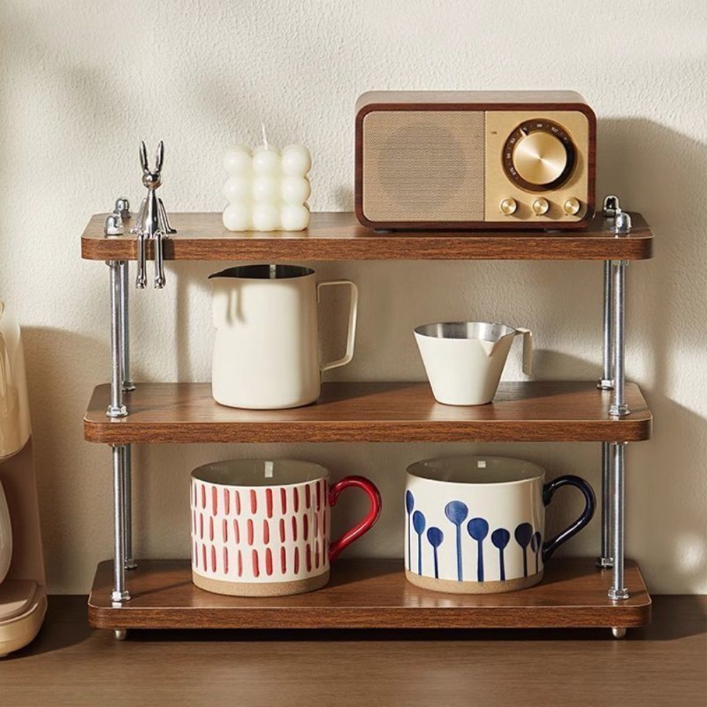 Vintage Shelf Coffee Rack Lift - огляд і ціна Desk Setup Vintage