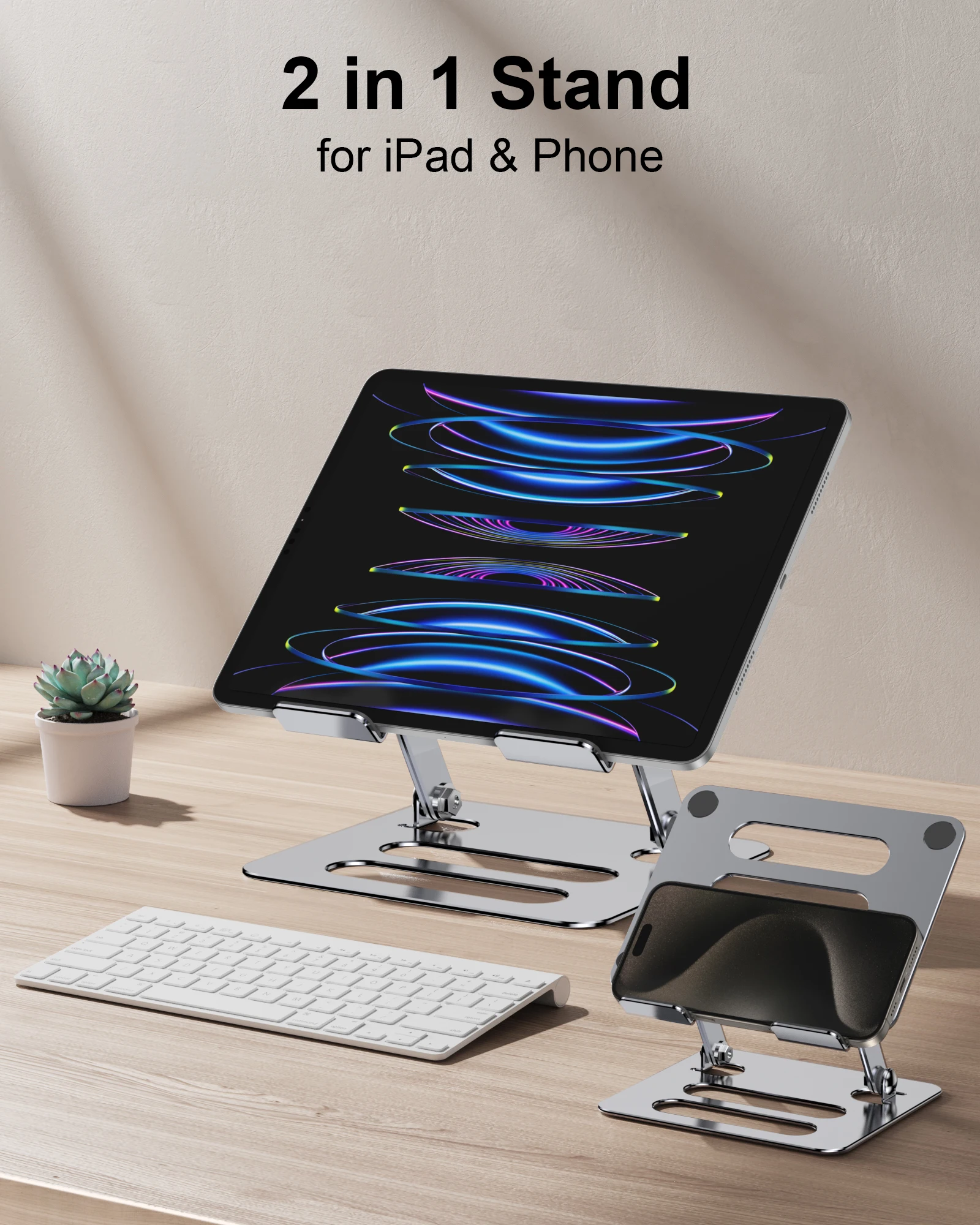 laptop stand Adjustable Mini L - огляд і ціна Desk Setup Macbook