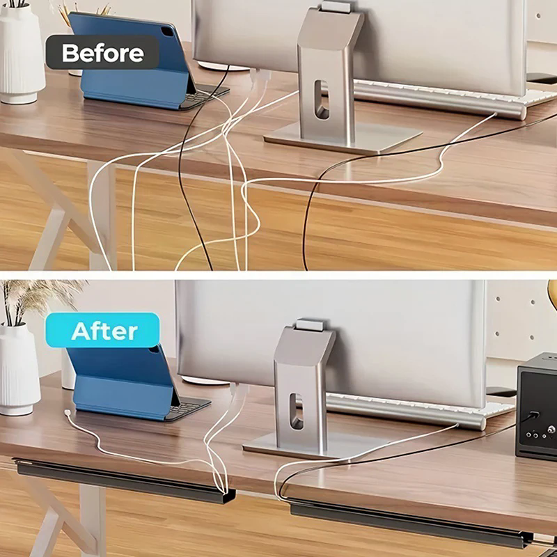 Channel Desk Cable Organizer C - огляд і ціна Desk Setup Cable Management
