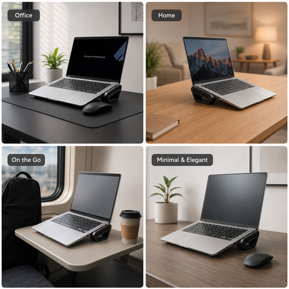 Rafford Laptop Side Stand, Por - огляд і ціна Desk Setup Macbook