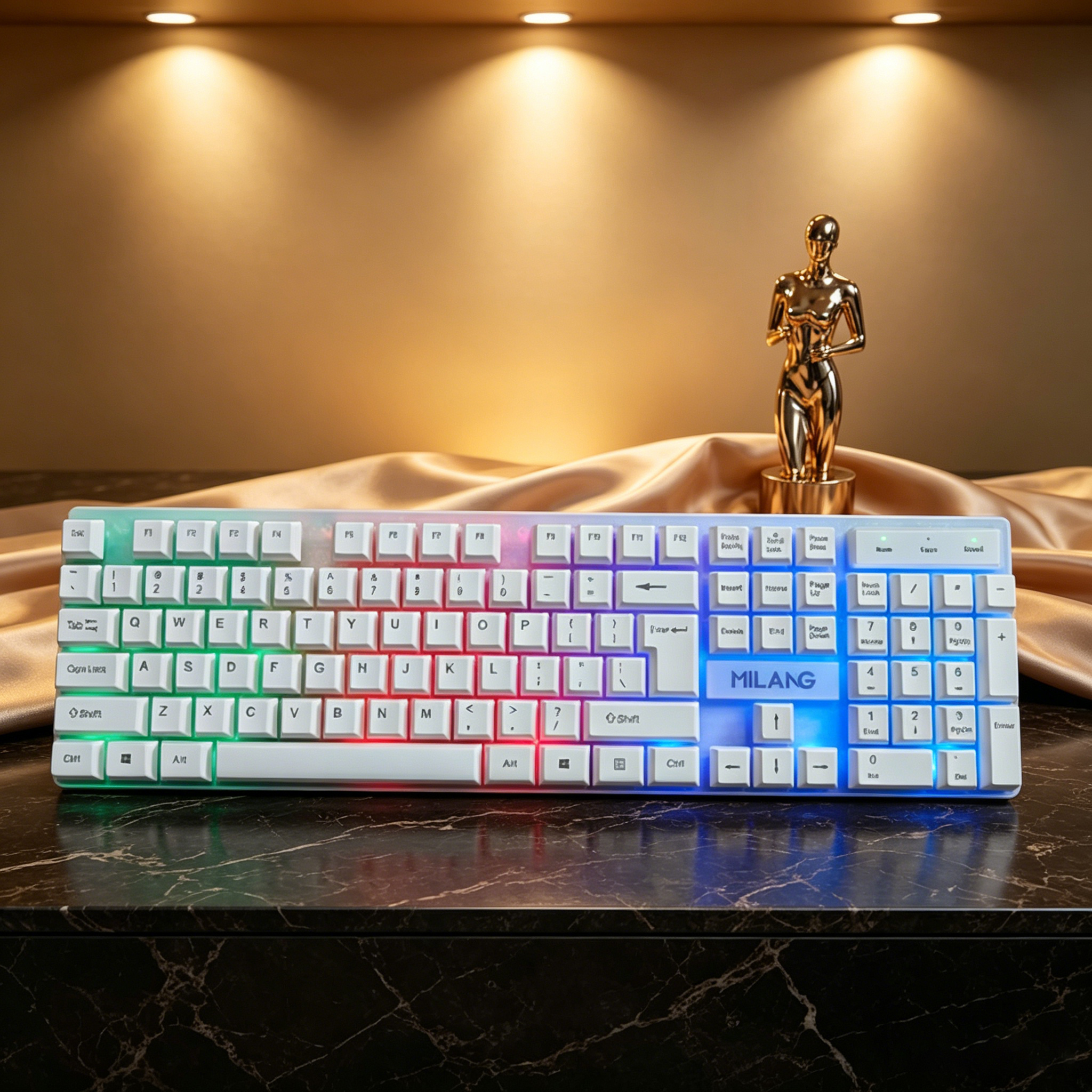 Wired RGB Backlit Keyboard Mou - огляд і ціна Desk Setup Ergonomics