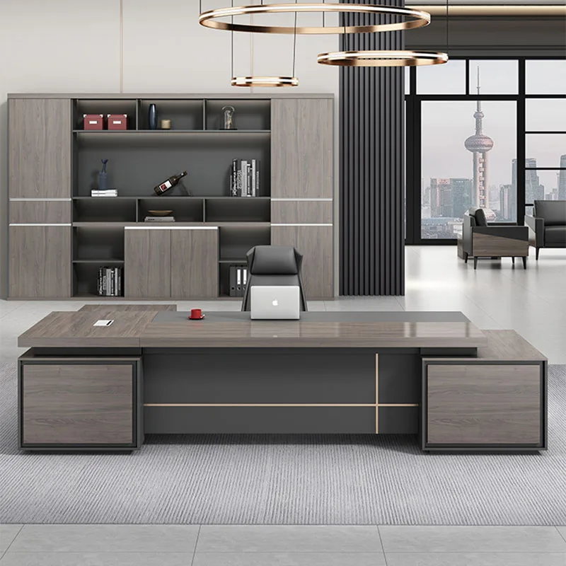 Desk Luxury Storage L Shaped E - огляд і ціна Desk Setup L Shaped