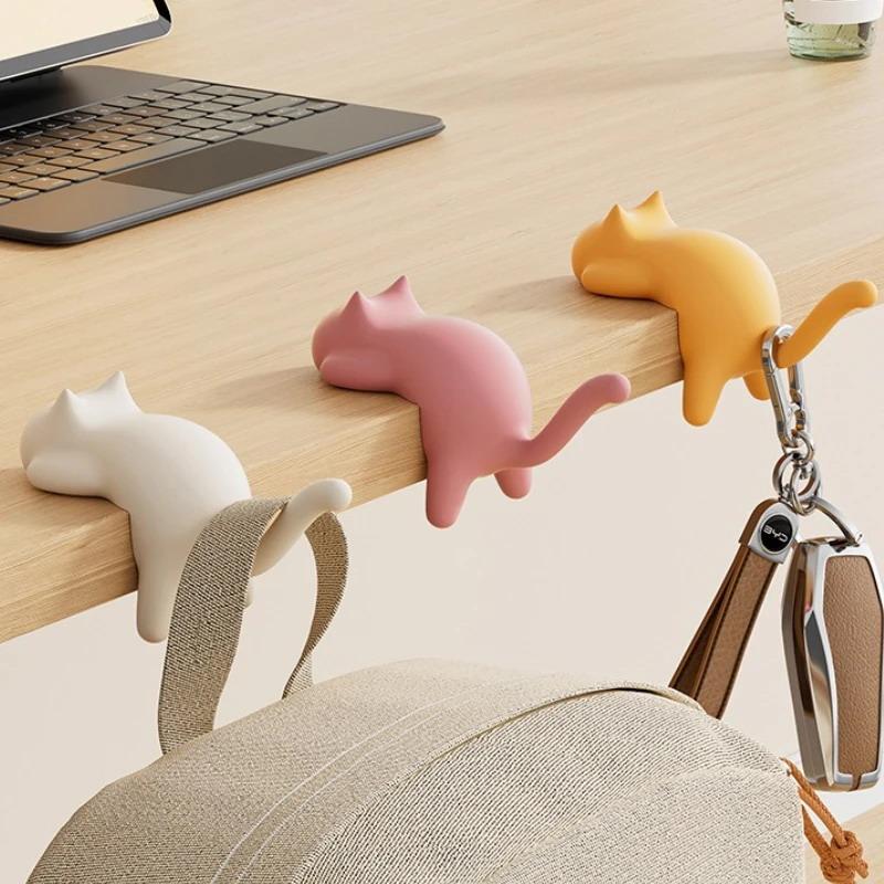 Cute Portable Cat Bag Hook Han - огляд і ціна Desk Setup Organizer