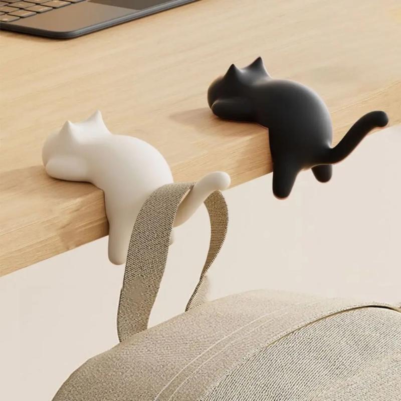 Cute Portable Cat Bag Hook Han - огляд і ціна Desk Setup Organizer