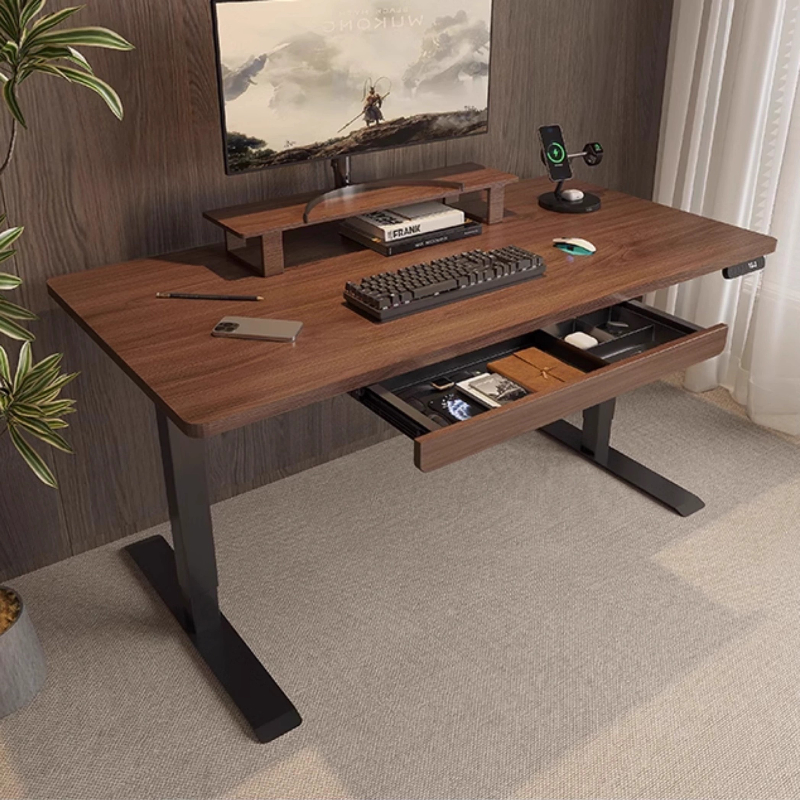 Walnut Wood Under Desk Drawer  - огляд і ціна Desk Setup Organizer