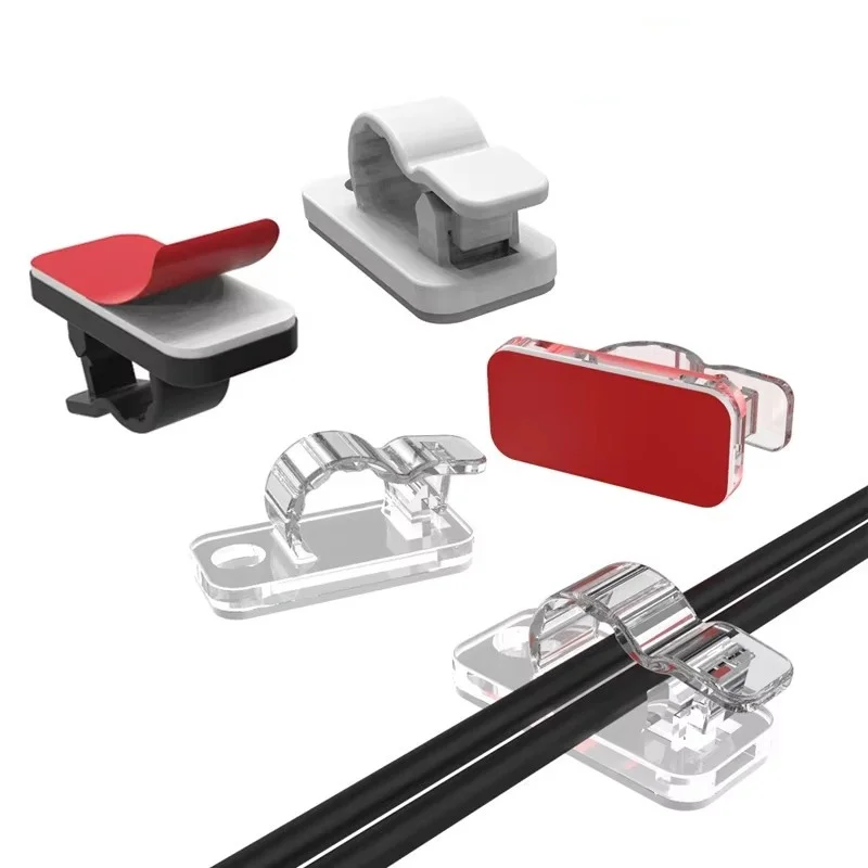 10/50PCS Cable Organizer Clips - огляд і ціна Desk Setup Cable Management