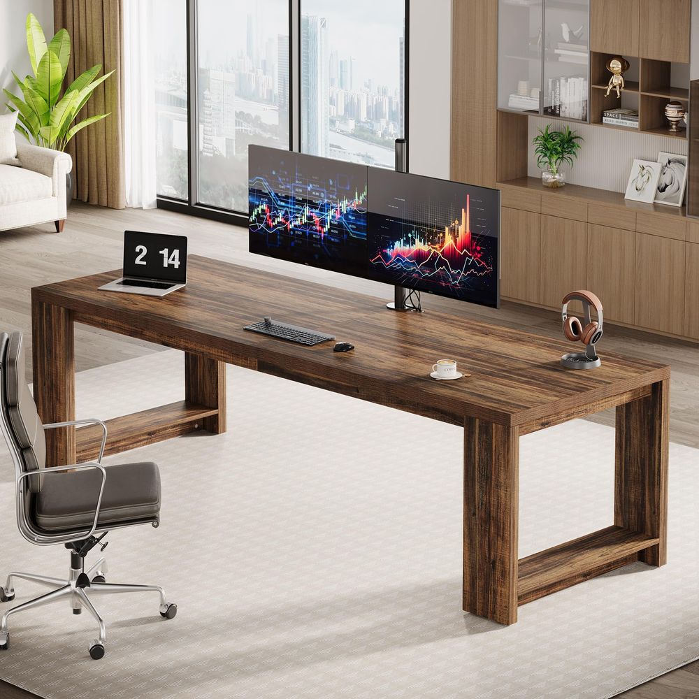 55 Inch L Shaped Standing Desk - огляд і ціна Desk Setup L Shaped