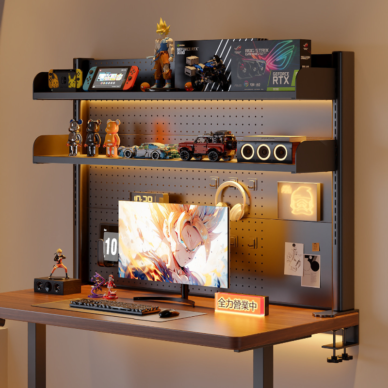 Clamp on Desk Shelf with Pegbo - огляд і ціна Desk Setup Organizer