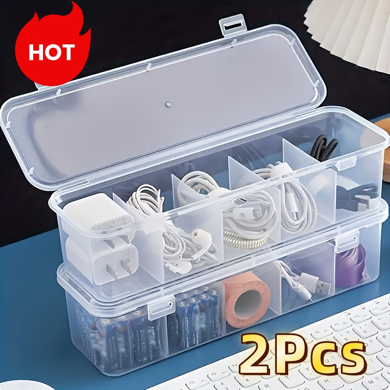 2Pcs Large Cable Management Bo - огляд і ціна Desk Setup Cable Management