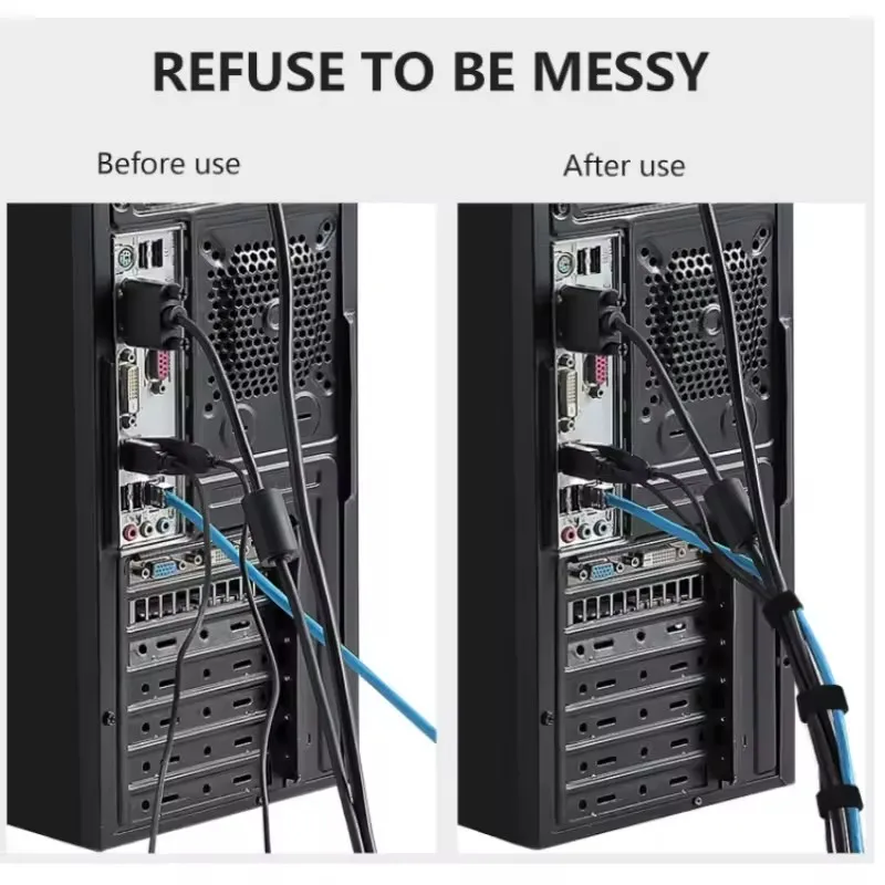 1/5M Cable Organizer Cable Man - огляд і ціна Desk Setup Cable Management