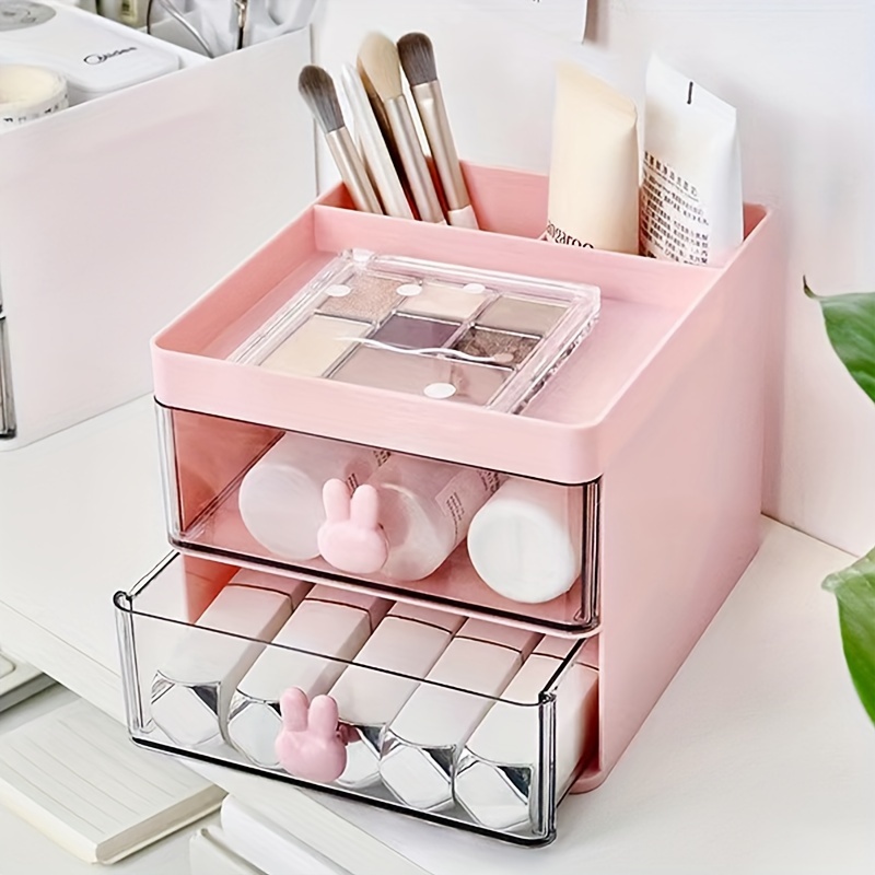 1pc Transparent Drawer Rabbit  - огляд і ціна Desk Setup Organizer