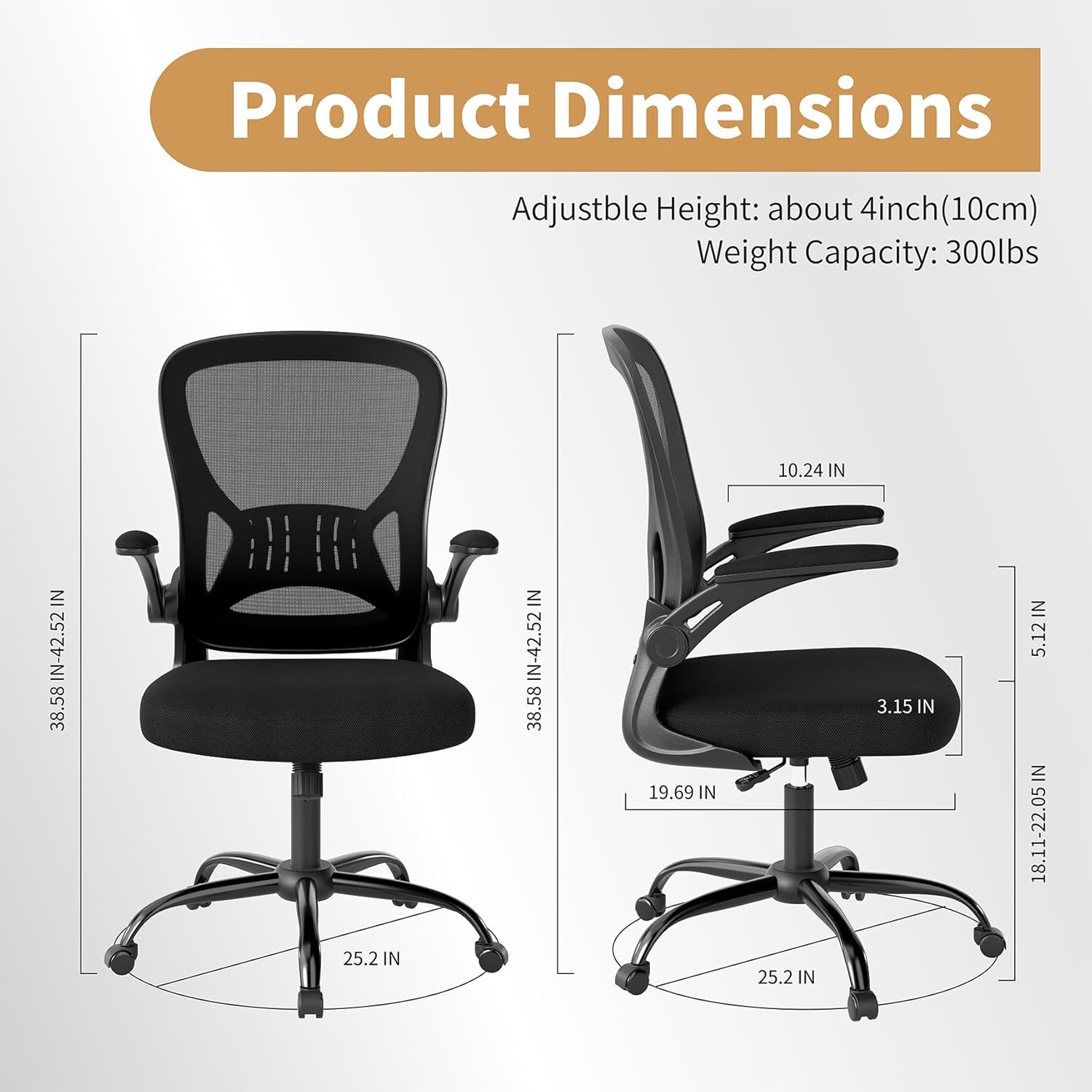 Ergonomic Office Chair Set 8,  - огляд і ціна Desk Setup Ergonomics