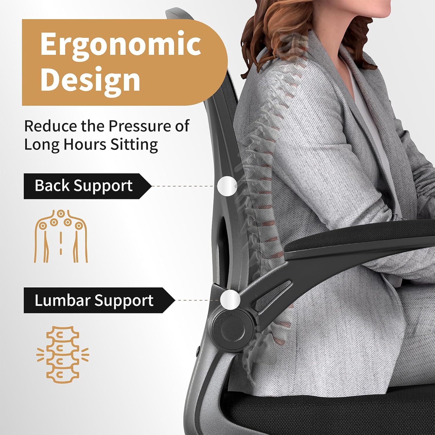 Ergonomic Office Chair Set 8,  - огляд і ціна Desk Setup Ergonomics