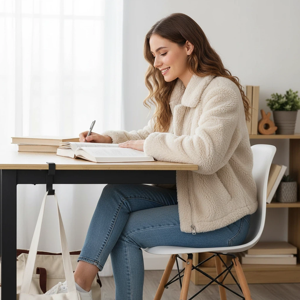 5-Shaped Portable Desk Hook |  - огляд і ціна Desk Setup Organizer