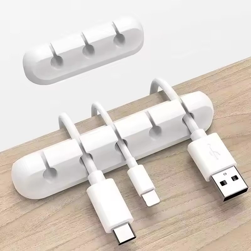 Silicone USB Cable Clip Winder - огляд і ціна Desk Setup Cable Management