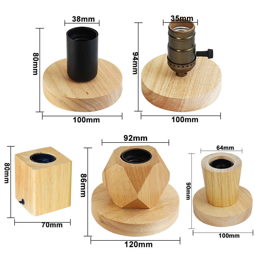 Retro Vintage Table Lamp Wood  - огляд і ціна Desk Setup Vintage