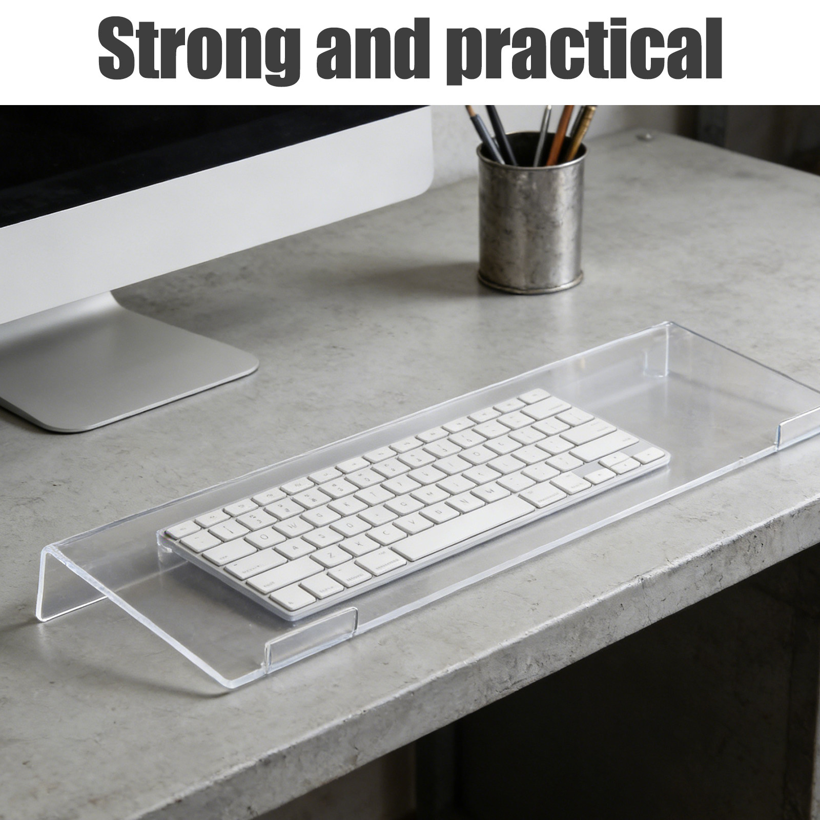 Adjustable Ergonomic Clear Acr - огляд і ціна Desk Setup Ergonomics