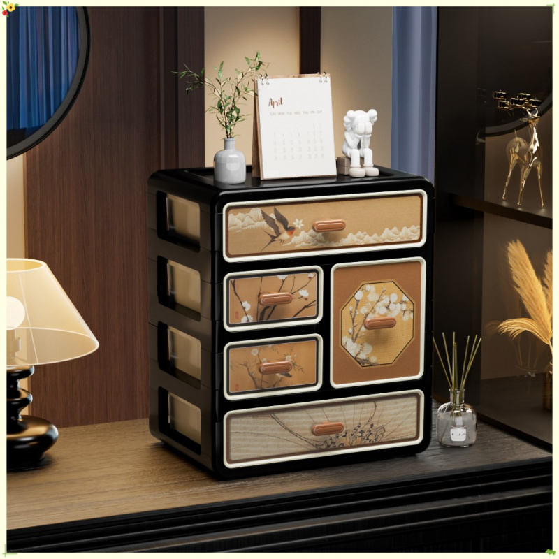 Chinese Style Cosmetic Storage - огляд і ціна Desk Setup Vintage