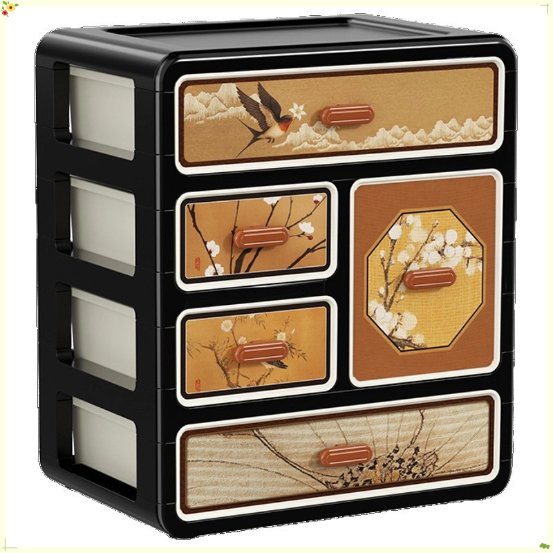 Chinese Style Cosmetic Storage - огляд і ціна Desk Setup Vintage