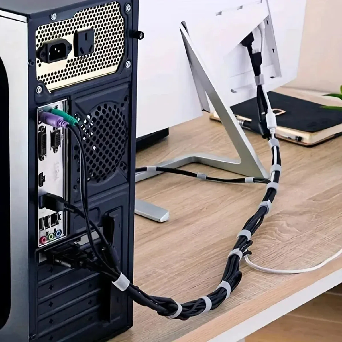 3M Hook and Loop Fastener Cabl - огляд і ціна Desk Setup Cable Management