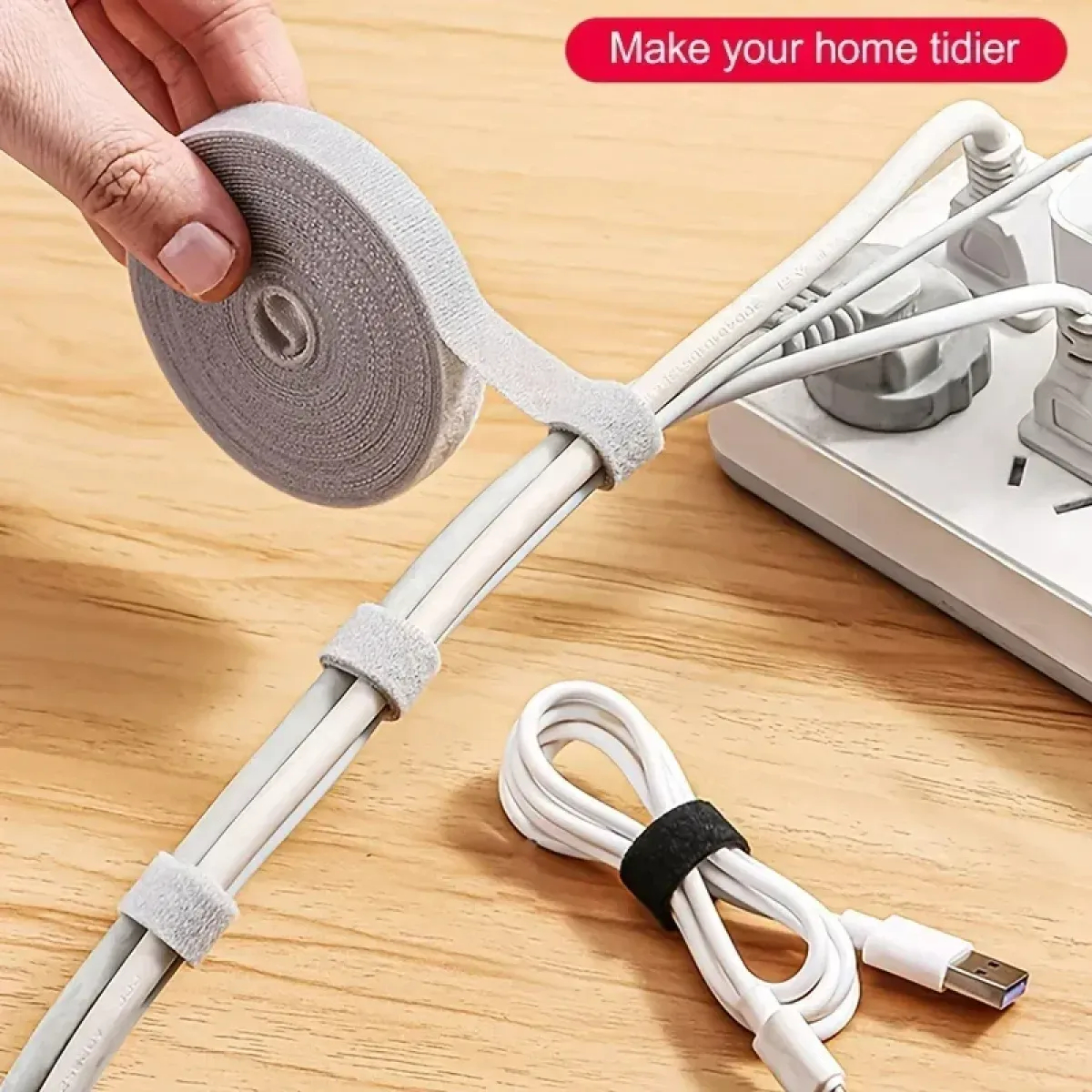 3M Hook and Loop Fastener Cabl - огляд і ціна Desk Setup Cable Management