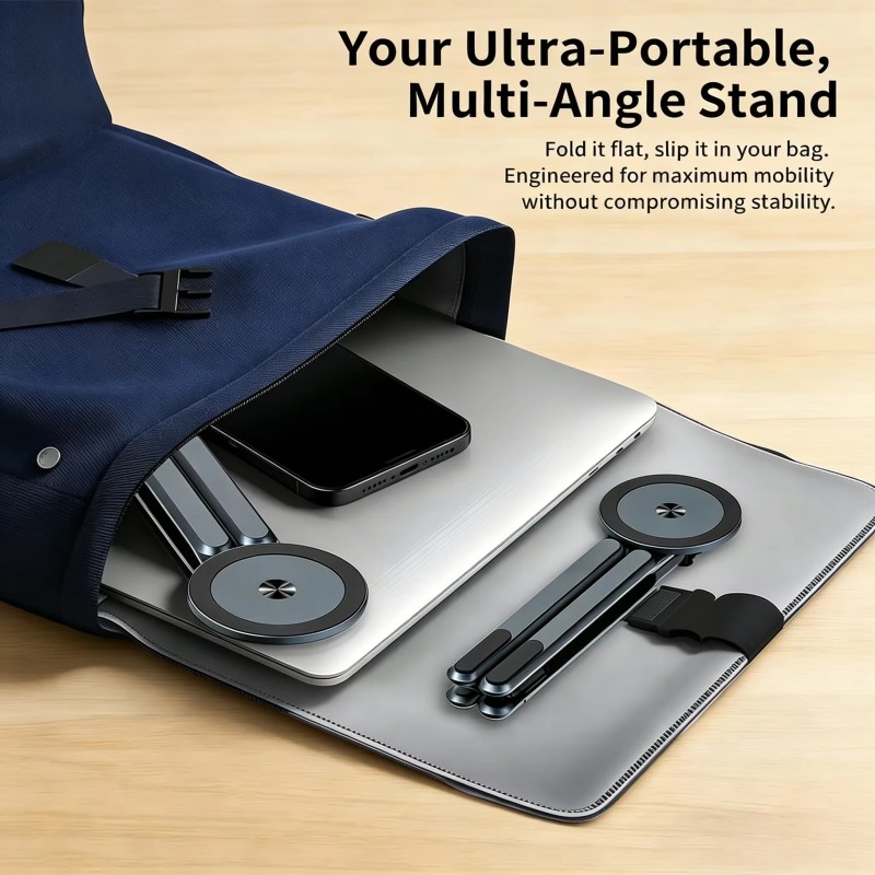 Magnetic Phone Holder Laptop A - огляд і ціна Desk Setup Macbook