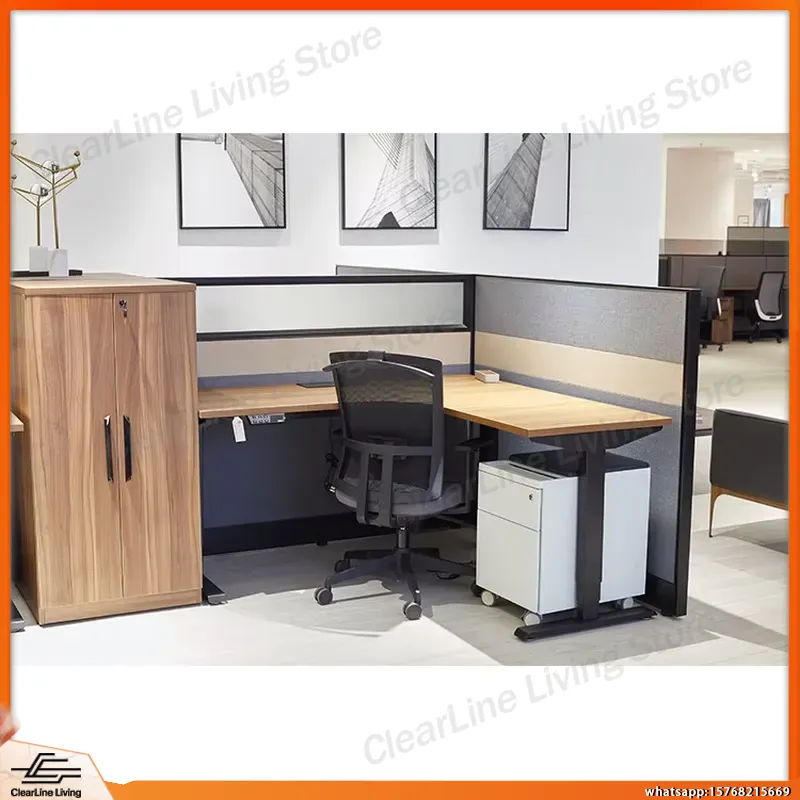 L Shaped Electric Height Adjus - огляд і ціна Desk Setup L Shaped
