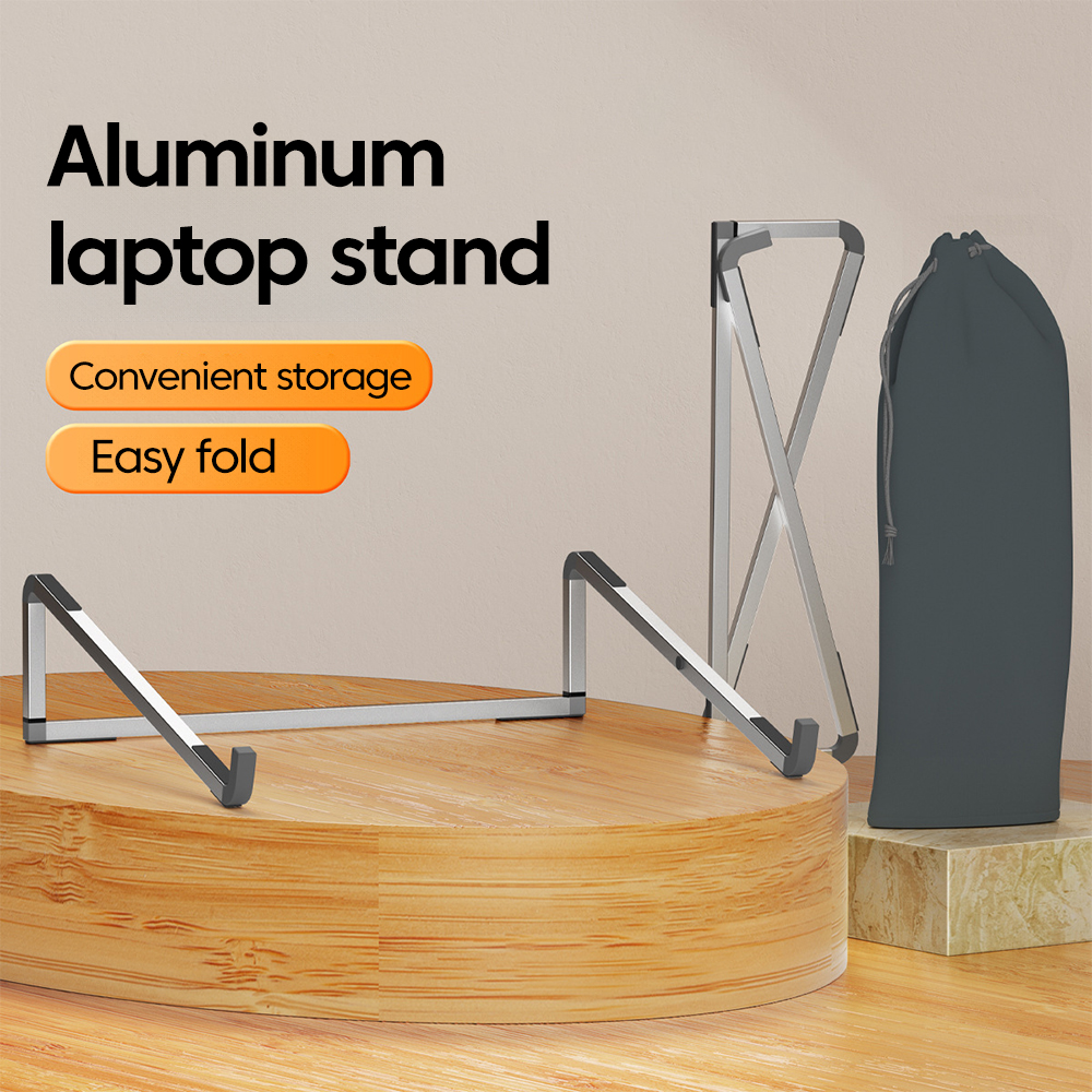 Aluminum Laptop Stand Foldable - огляд і ціна Desk Setup Macbook