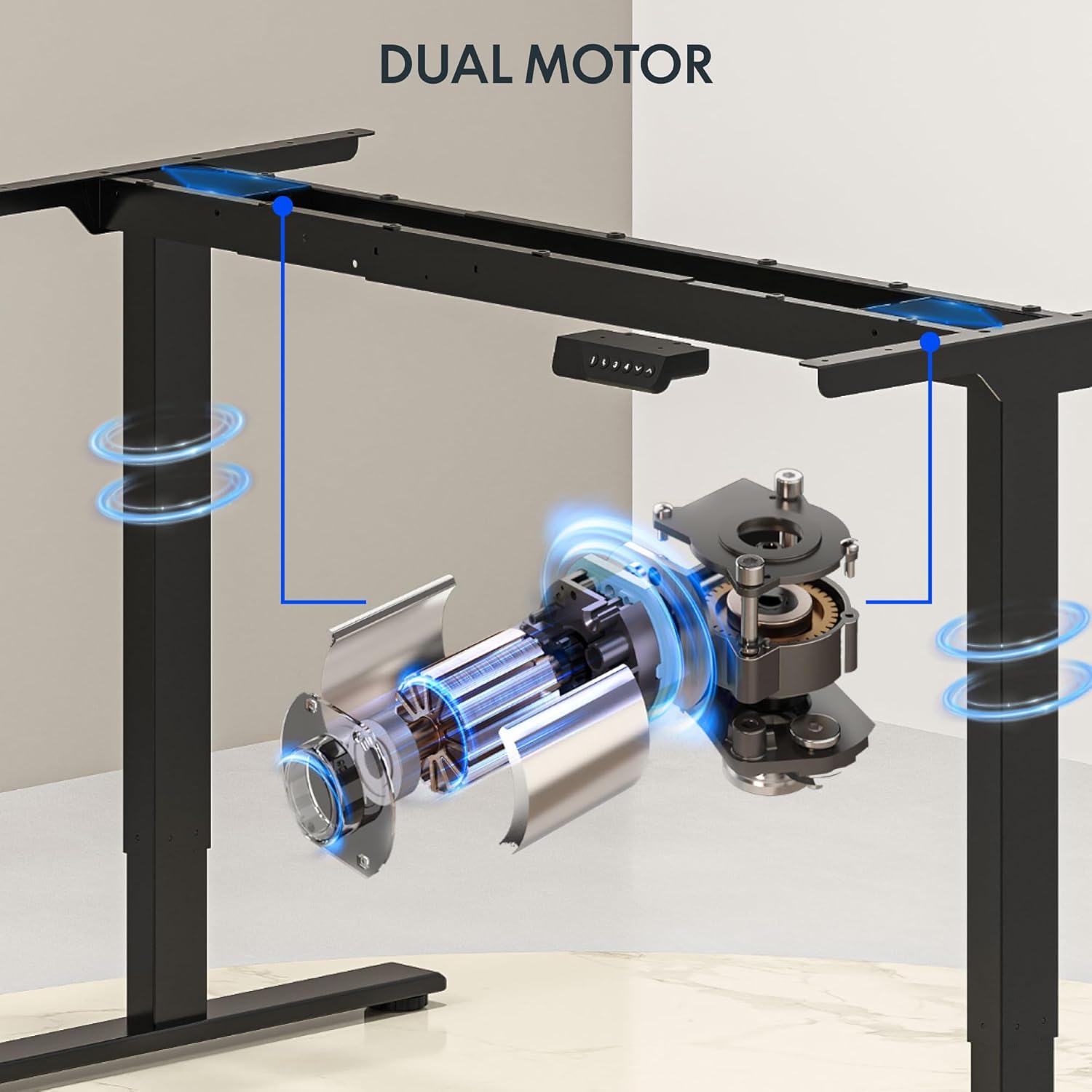 Electric Standing Desk with Du - огляд і ціна Desk Setup L Shaped