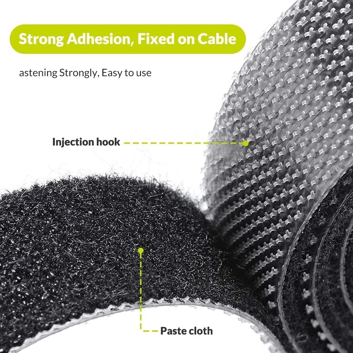 Cable Organizer Ties Tearable  - огляд і ціна Desk Setup Cable Management