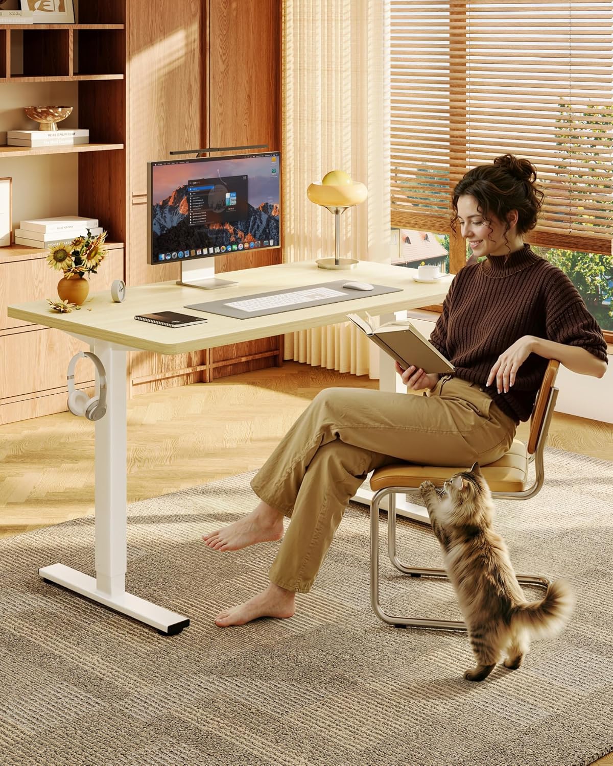 Electric Height Adjustable Sta - огляд і ціна Desk Setup L Shaped