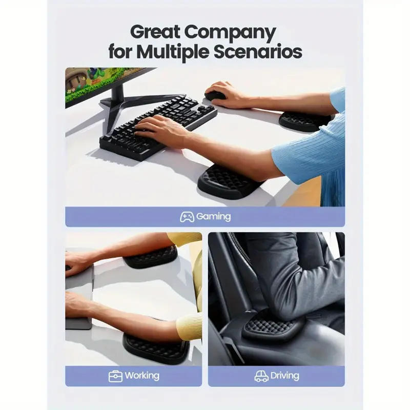Memory Foam Ergonomic Wrist Su - огляд і ціна Desk Setup Ergonomics